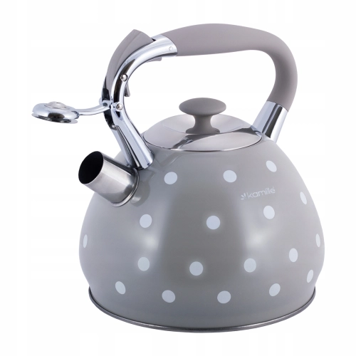 Czajnik Kamille 3 l ze stali nierdzewnej z automatycznym gwizdkiem