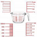 Miarka 500 ml Kamille do odmierzania wody, mleka i innych płynów