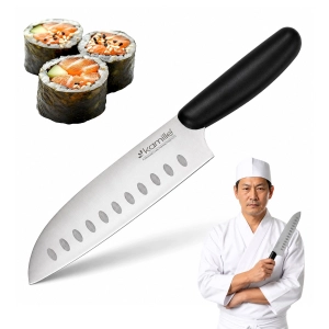 Profi Line nóż kuchenny japoński Santoku do mięsa do krojenia Kamille