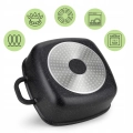 Garnek marmurowy Kamille 4,4 l odpowiedni na płytę indukcyjną