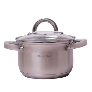 Garnek ze stali nierdzewnej 2,1L z pokrywką