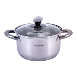 Garnek ze stali 2,0L z pokrywką