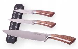 ZESTAW NOŻY Noże kuchenne + listwa magnetyczna