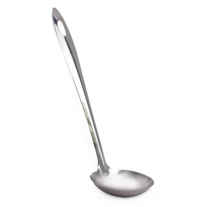 Stalowa chochla łyżka wazowa do zupy 28cm