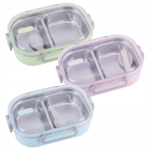 Pojemnik, lunchbox obiadowy dwukomorowy 650ml