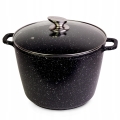garnek marmurowy 6,2L Kamille z pokrywką kociołek na indukcję i gaz