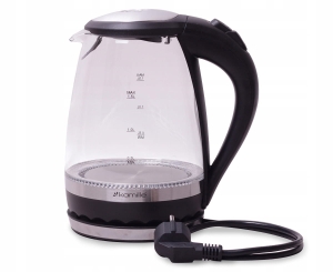 Szklany czarny czajnik elektryczny 1,5L