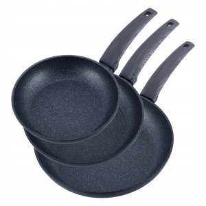 Zestaw patelni marmurowych 20/24/28cm