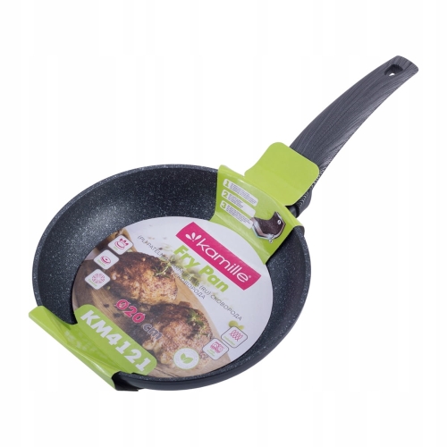 Patelnia 20 cm z powłoką marmurkową Kamille non stick