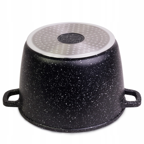 garnek marmurowy 6,2L Kamille z pokrywką do duszenia mięsa i zup