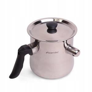 Garnek rondel do gotowania kaszy mleka z gwizdkiem 1L