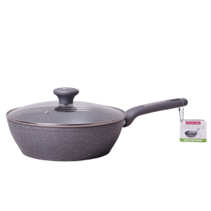 Patelnia głęboka wok 28cm z pokrywką