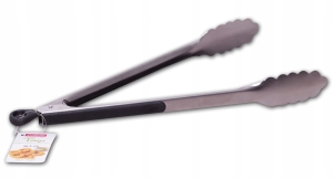 Szczypce łapki do sałatek mięsa antypoślizgowe z blokadą 30,5cm