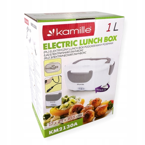 Elektryczny lunchbox do auta Kamille KM2130A