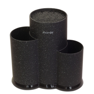 Uniwersalny trzykomorowy blok stojak do noży